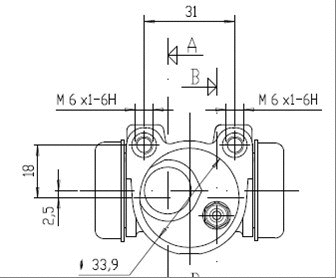 Wheel Brake Cylinder (VWC531)