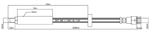 Brake Hose (VBH793)