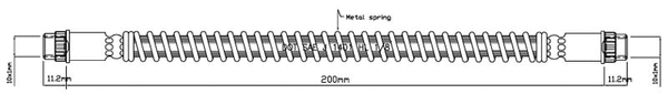 Brake Hose (VBH819)