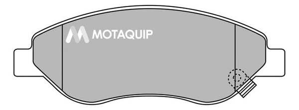 Brake Pad Set, disc brake (LVXL1451)