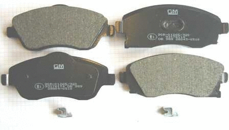 Brake Pad Set, disc brake (LVXL1014)