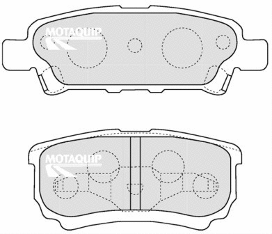 Brake Pad Set, disc brake (LVXL1218)