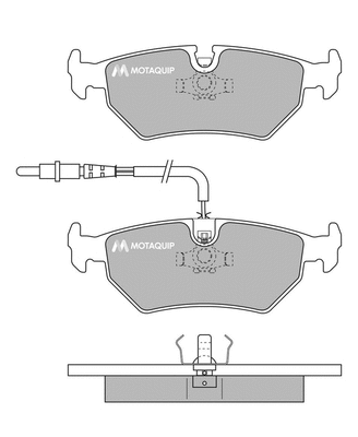 Brake Pad Set, disc brake (LVXL985)