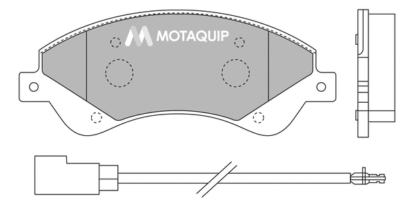 Brake Pad Set, disc brake (LVXL1302)