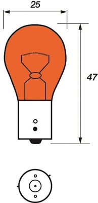 Bulb, direction indicator (VBU581)