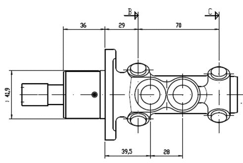 Brake Master Cylinder (VMC129)