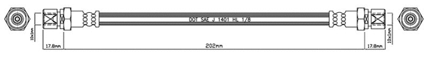 Brake Hose (VBH586)