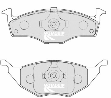 Brake Pad Set, disc brake (LVXL1253)