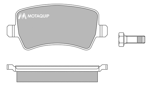 Brake Pad Set, disc brake (LVXL1356)