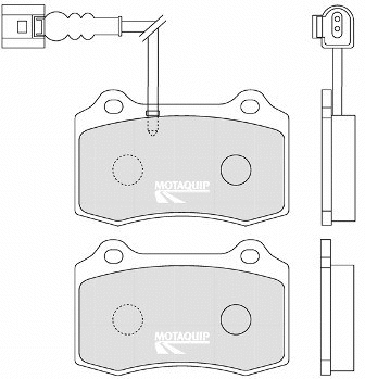 Brake Pad Set, disc brake (LVXL1230)
