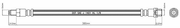 Brake Hose (VBJ336)