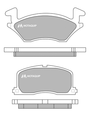 Brake Pad Set, disc brake (LVXL736)