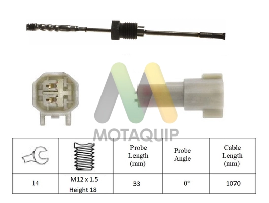 Sensor, exhaust gas temperature (LVET432)