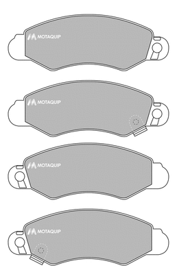 Brake Pad Set, disc brake (LVXL658)