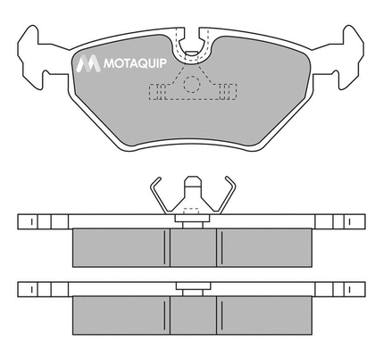 Brake Pad Set, disc brake (LVXL540)