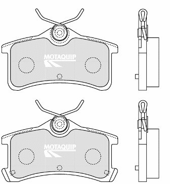 Brake Pad Set, disc brake (LVXL1251)