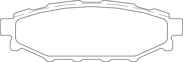 Brake Pad Set, disc brake (LVXL1646)
