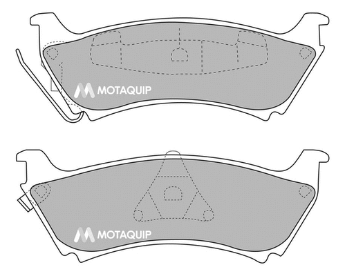 Brake Pad Set, disc brake (LVXL1075)