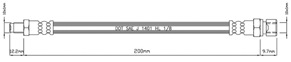 Brake Hose (VBJ610)