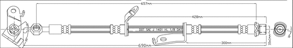 Brake Hose (LVBH1528)