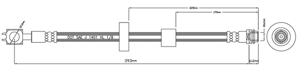 Brake Hose (VBH1011)