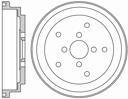 Brake Drum (VBE697)