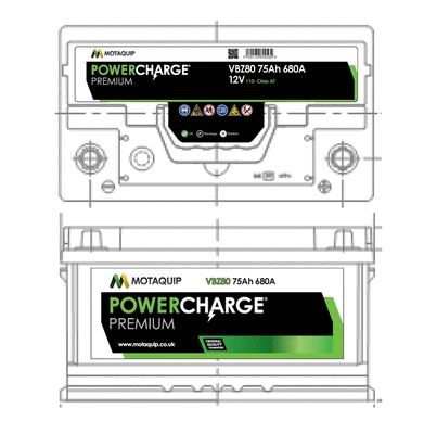 Starter Battery (VBZ80)