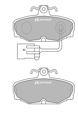 Brake Pad Set, disc brake (LVXL708)