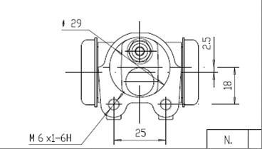 Wheel Brake Cylinder (VWC477)