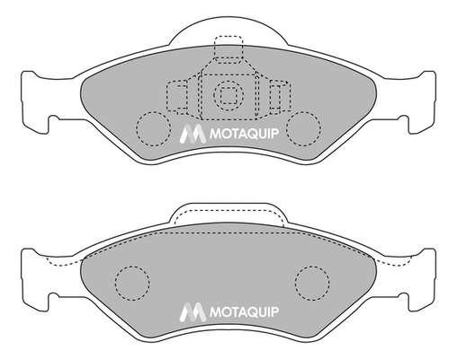 Brake Pad Set, disc brake (LVXL648)