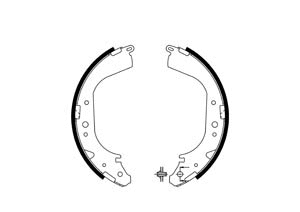 Brake Shoe Set (VBS679)