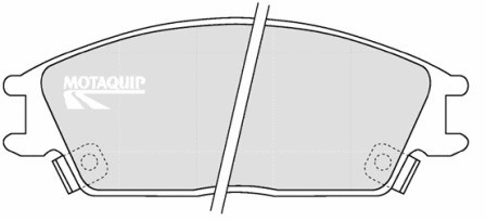 Brake Pad Set, disc brake (LVXL1191)