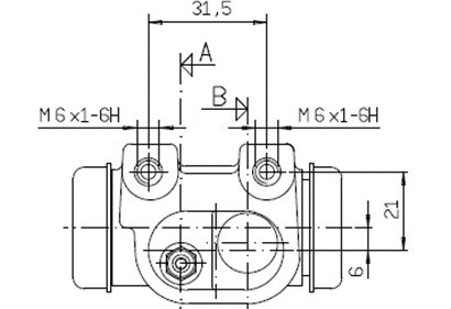Wheel Brake Cylinder (VWC830)