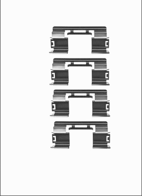 Accessory Kit, disc brake pad (LVMK1107)