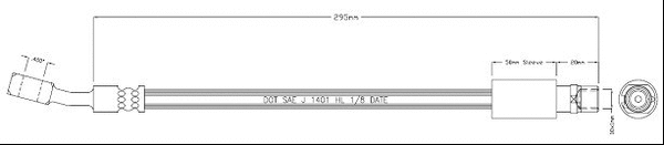 Brake Hose (VBH1243)