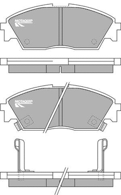 Brake Pad Set, disc brake (LVXL595)