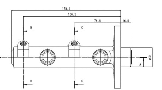 Brake Master Cylinder (VMC211)