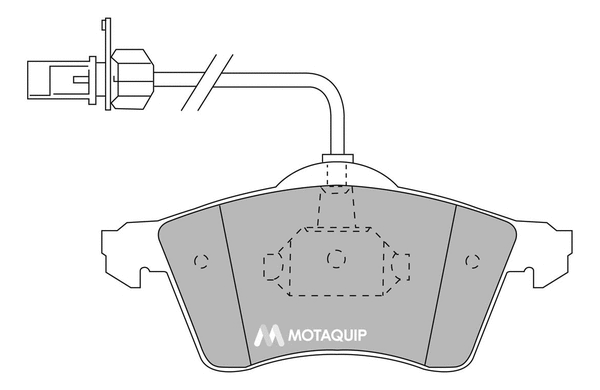 Brake Pad Set, disc brake (LVXL1129)