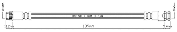 Brake Hose (VBJ553)