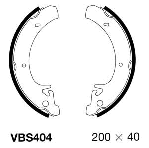 Brake Shoe Set (VBS404)