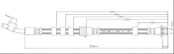 Brake Hose (VBH1010)