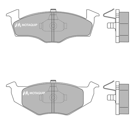 Brake Pad Set, disc brake (LVXL170)