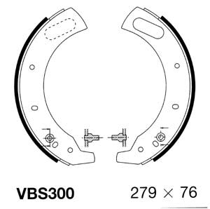 Brake Shoe Set (VBS300)
