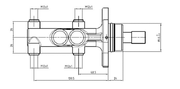 Brake Master Cylinder (VMC246)