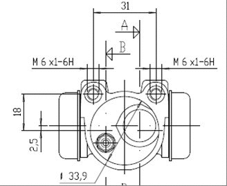 Wheel Brake Cylinder (VWC532)