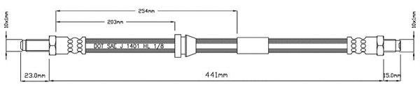 Brake Hose (VBH740)