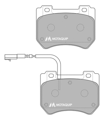 Brake Pad Set, disc brake (LVXL1700)