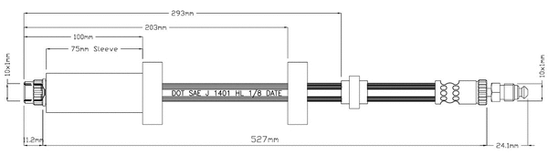 Brake Hose (VBH811)