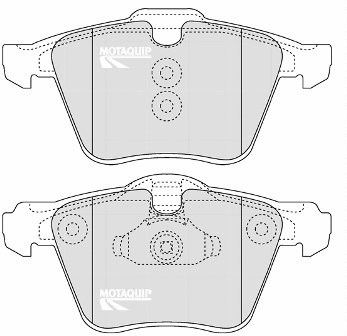 Brake Pad Set, disc brake (LVXL1317)