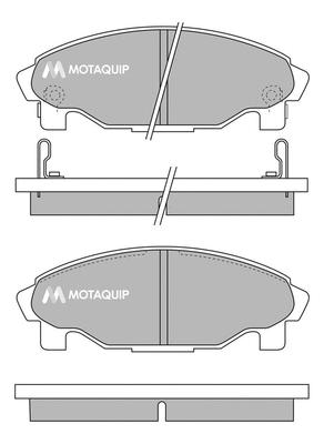Brake Pad Set, disc brake (LVXL201)